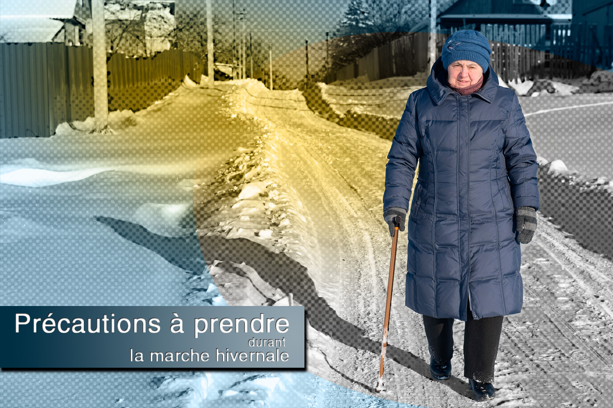 Quelques astuces pour éviter de se blesser pendant une marche l’hiver